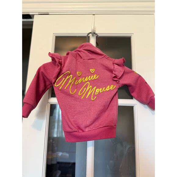 Disney Minnie Mouse pink toddler hoodie size 2T - Picture 9 of 10